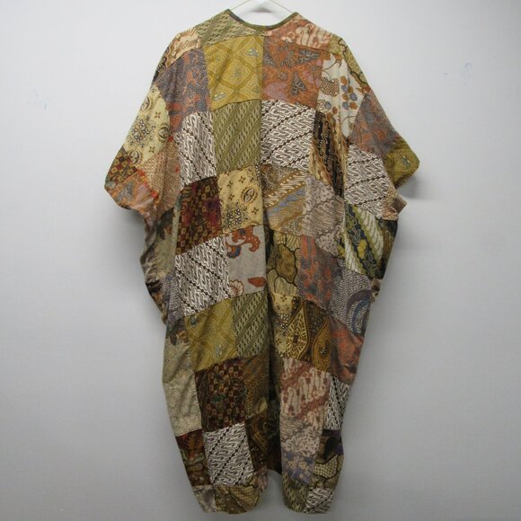 Jaded Gypsy Patchwork Kimono Duster One Size Boho Lagenlook Hippie Handmade - Picture 2 of 6